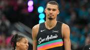 Victor Wembanyama, elegido como el mejor jugador defensivo de la NBA (Reuters)