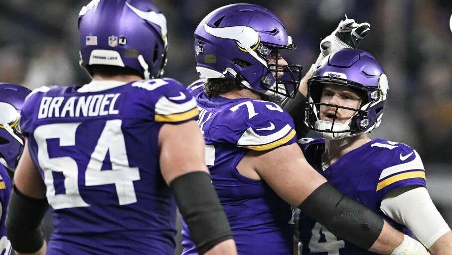 Los Minnesota Vikings quieren ser el mejor equipo de la Conferencia Nacional (AFP)