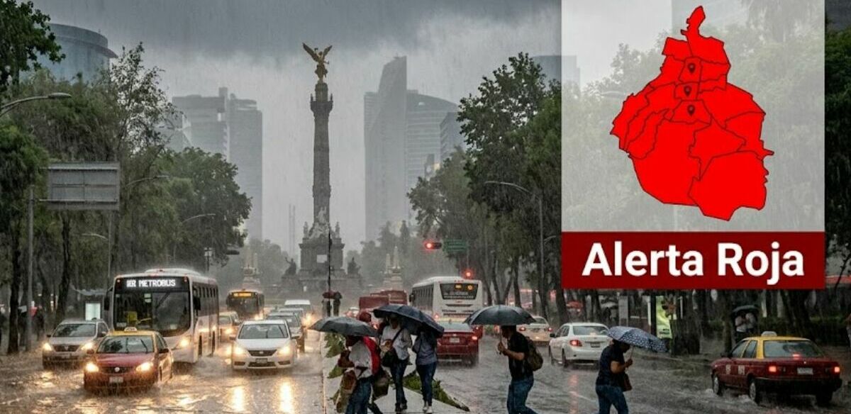 ¿Qué significa la alerta roja por lluvias en CDMX? Esto debes saber. (Gemini IA).