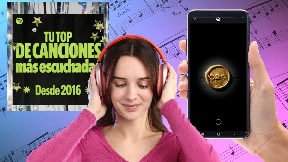 Spotify crea una playlist personalizada con tus canciones más escuchadas de toda tu historia | Foto: Canva y capturas de pantalla