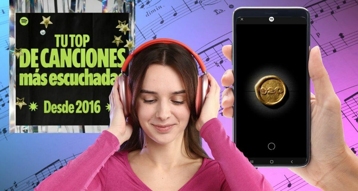 Spotify crea una playlist personalizada con tus canciones más escuchadas de toda tu historia | Foto: Canva y capturas de pantalla