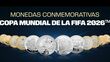 El Banco de México presentó las nuevas monedas conmemorativas del Mundial 2026. Foto: Banxico