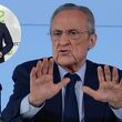 Florentino Peréz ofreció una conferencia donde anuncio que no dimitirá del club merengue | Foto: EFE, Captura