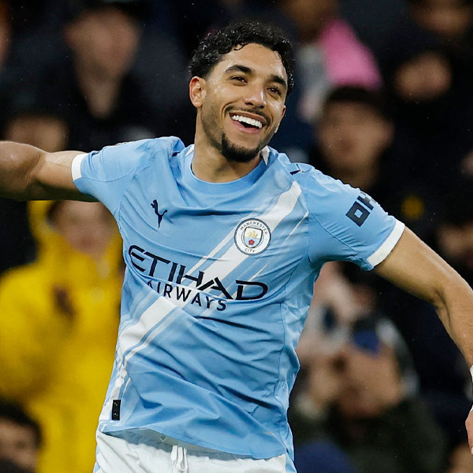 Marmoush colaboró con un tanto en la goleada del City. (Foto: Reuters)