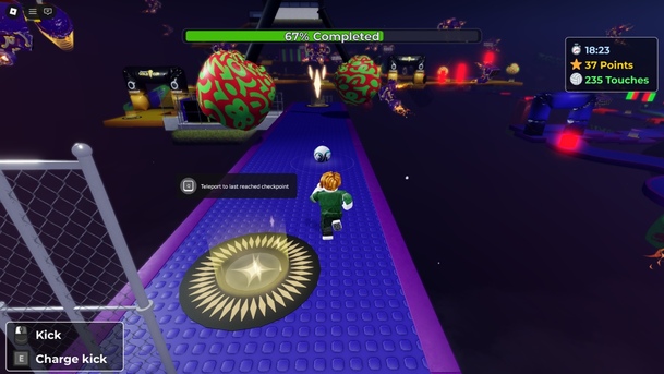 Así luce Kick Off Obby, el nuevo juego de futbol  dentro del universo de Roblox (Cortesía GGTech)
