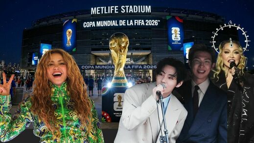Mundial 2026 tendrá show de medio tiempo con BTS, Shakira y Madonna | Foto: Gemini AI y Reuters