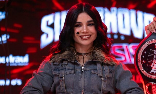 Alana Flores es la gran estrella de Supernova Genesis 2026 (Facebook @Supernova-Boxing)