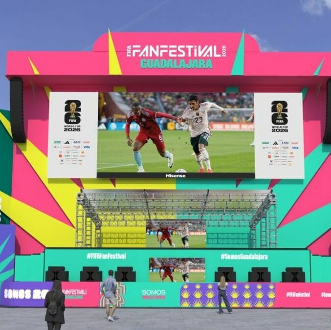 FIFA Fan Festival Guadalajara será una fiesta para todos los aficionados en la Copa del Mundo 2026 | Cortesia: GDL2026