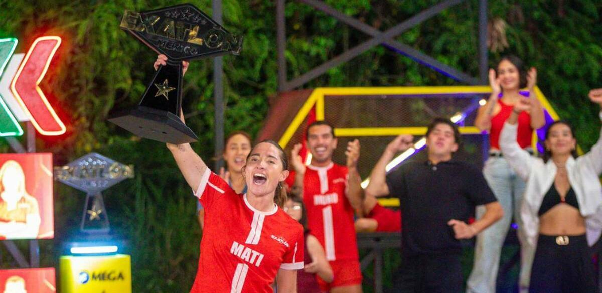 Mati Álvarez es la ganadora de Exatlón México en la rama femenil  (Cortesía TV Azteca)
