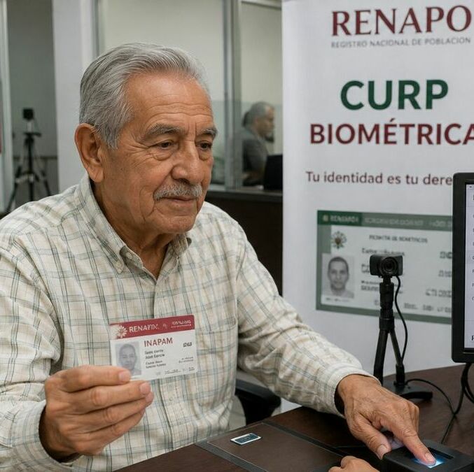 Ubica el módulo para tramitar la CURP Biométrica sin cita si tienes INAPAM. Foto: ChatGPT
