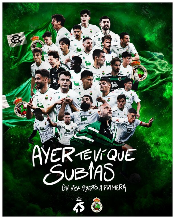 Racing de Santander regresa después de 14 años / X: Racing