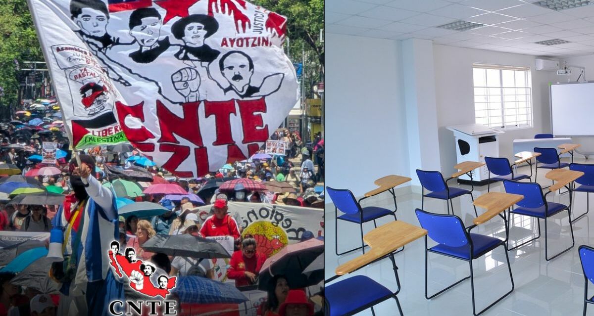 CNTE va a huelga nacional: habrá plantón y suspensión de clases | Foto: CNTE y Mi rincón de aprendizaje