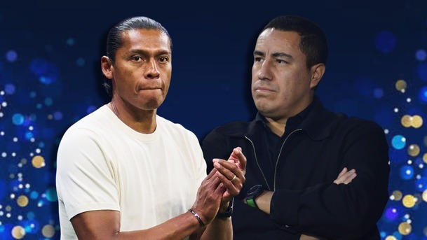 Efraín Juárez y Joel Huiqui, entrenadores finalistas del CL2026 (Mexsport)