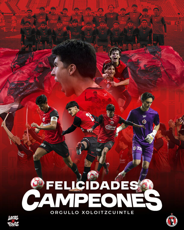 Xolos se terminó coronando campeón de la Sub-19 / X: Xolos
