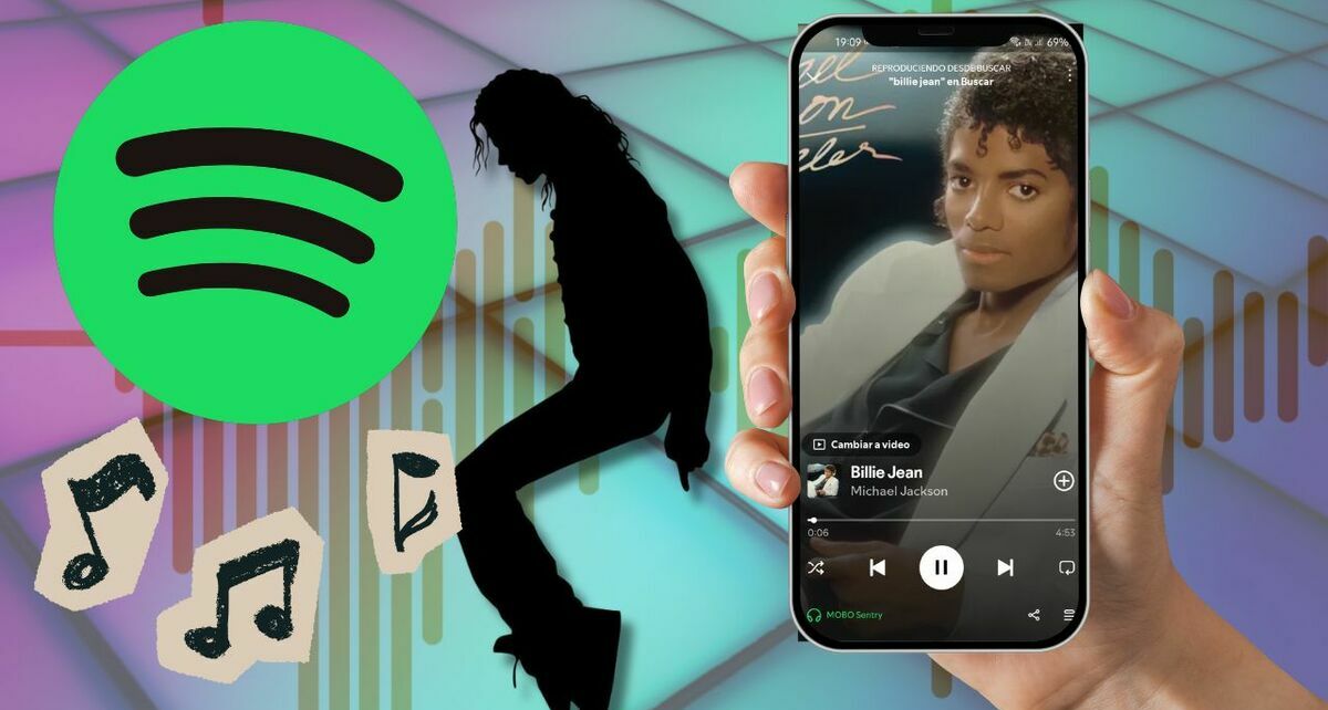 Michael Jackson lidera el número 1 global de Spotify con Billie Jean  | Foto: Captura de pantalla Spotify, Canva y Pinterest
