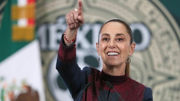 La presidenta de México lanzó el concurso. (Foto: EFE)
