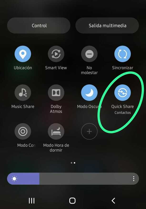 Así puedes activar el AirDrop de Android en los celulares compatibles | Foto: Captura de pantalla