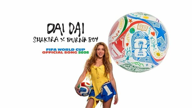Shakira Tema del Mundial 2026 "Dai Dai" (FOTO: @Shakira X)