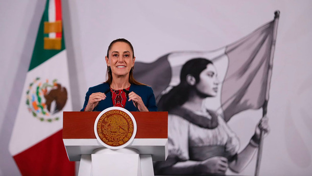 Sheinbaum adelantó los trabajos junto a la FIFA. (Foto: Octavio Hoyos)