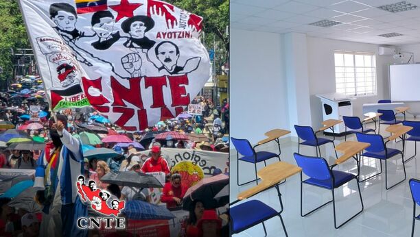 CNTE va a huelga nacional: habrá plantón y suspensión de clases | Foto: CNTE y Mi rincón de aprendizaje