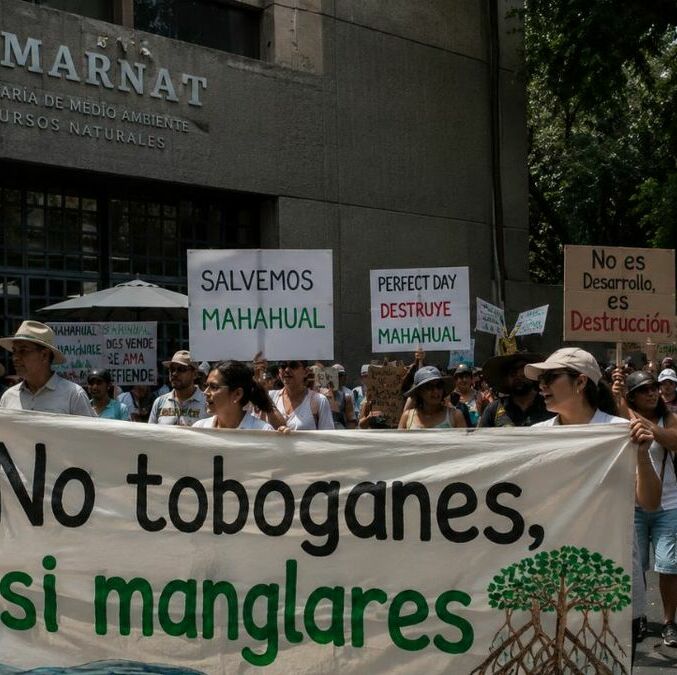 Mahahual: convocan a marcha en CDMX contra el proyecto Perfect Day. Foto: ChatGPT