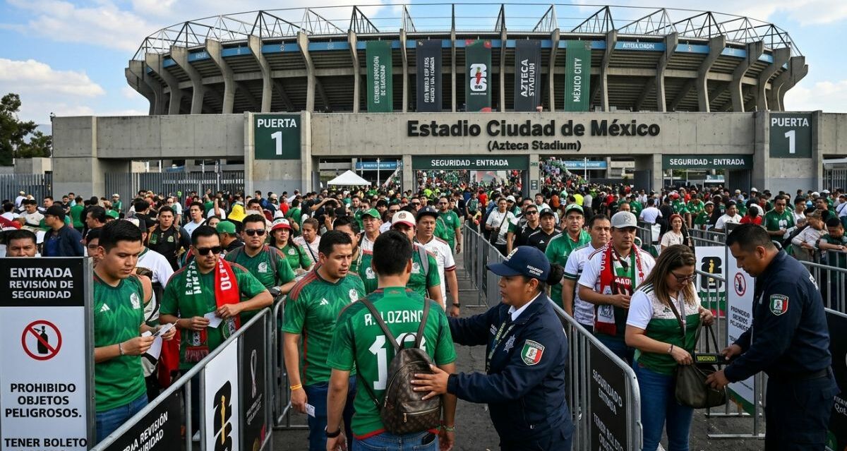 Revelan objetos prohibidos en los estadios durante el Mundial 2026 | Foto: Gemini AI