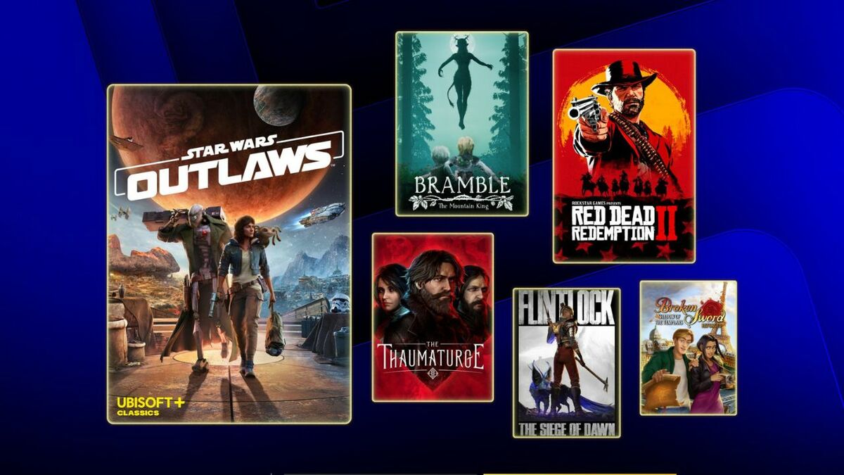Star Wars Outlaws y Read Dead Redemption encabezan la lista de juegos del mes en PlayStation | Foto:@PlayStation