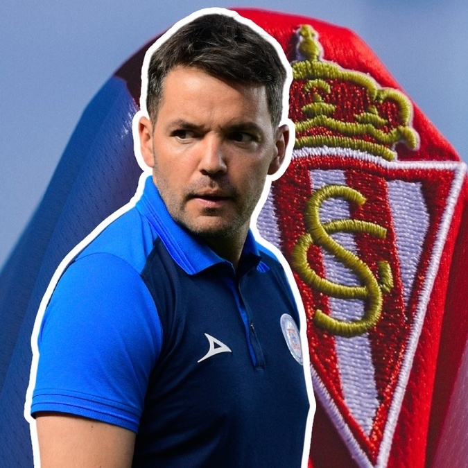 Nicolás Larcamón sería el nuevo DT del Sporting de Gijón (Imago7 | @realsportingdegijon)