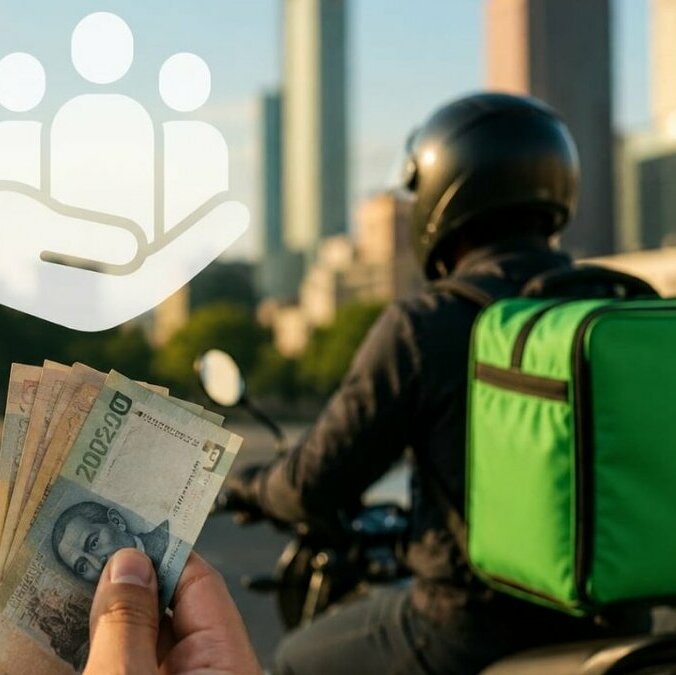 Utilidades 2026 para trabajadores de Plataformas Digitales (FOTO: IA)