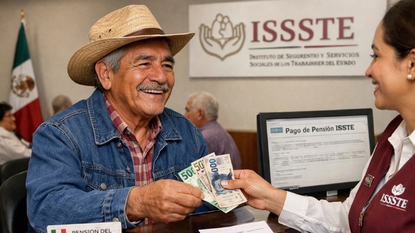 Conoce la fecha exacta en que llegará el pago de la pensión ISSSTE en febrero 2026. Foto: Sora IA