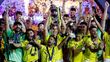 Cristiano Ronaldo levantó su primera copa con el Al Nassr (Fotografía: Reuters)