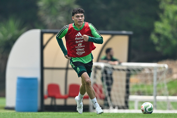 Luis Gabriel Rey es sparring con el Tricolor. (Foto: Mexsport)