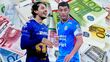 Jordan Carrillo y Eril Lira aumentaron su valor en el semestre. (Fotos: Imago7 y Mexsport)