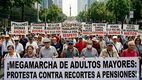 Organizaciones de jubilados anunciaron Megamarcha para este lunes 25 de mayo (Imagen creada con inteligencia artificial)