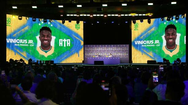 Vinicius fue llamado por Ancelotti para el Mundial (Reuters)