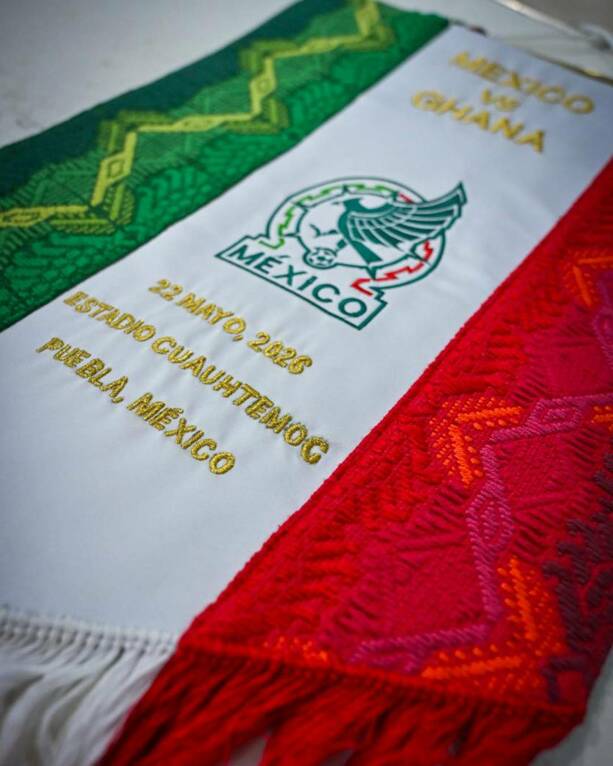 México vs Ghana tuvo visitas especiales (Cortesía)