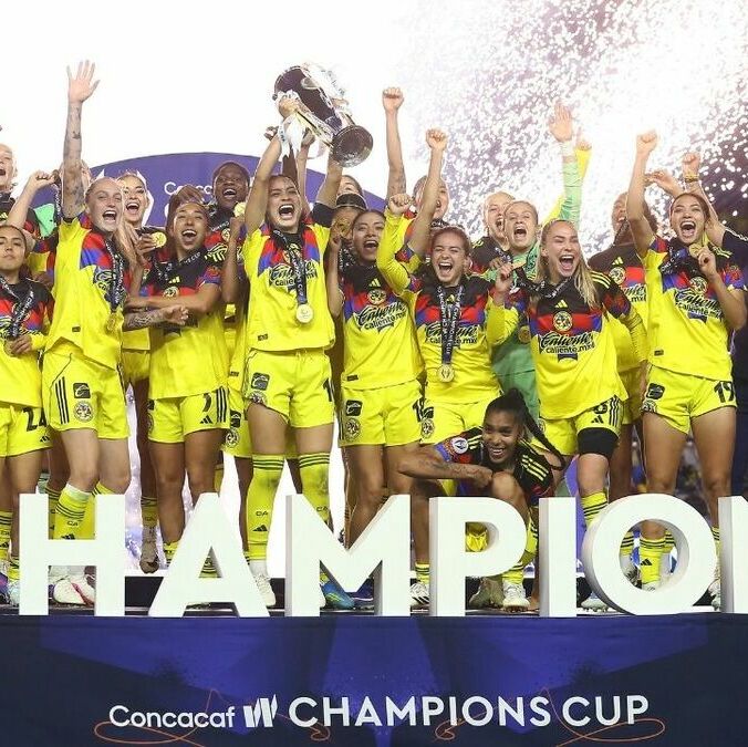 América consiguió el título de la W Champions Cup (Fotografía: Mexsport)