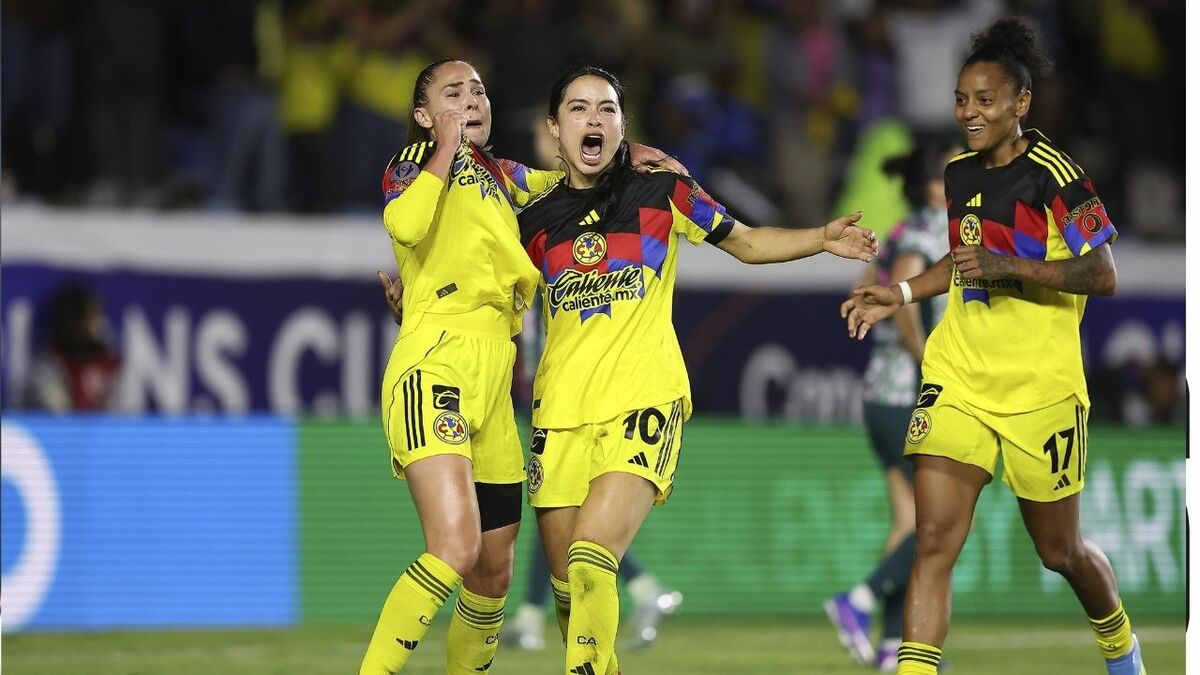 América derrotó a Washington Spirit y consiguió el título de la W Champions Cup (Fotografía: Mexsport)