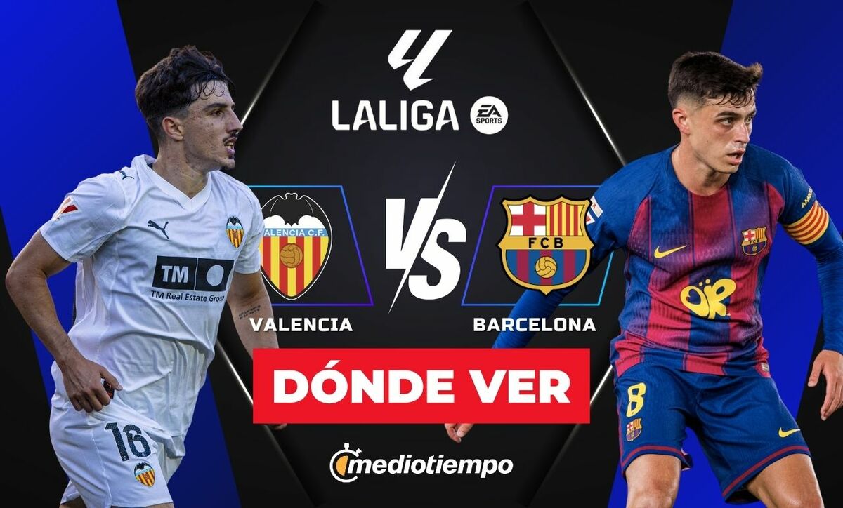 Valencia vs. Barcelona: dónde y a qué hora ver EN VIVO J38