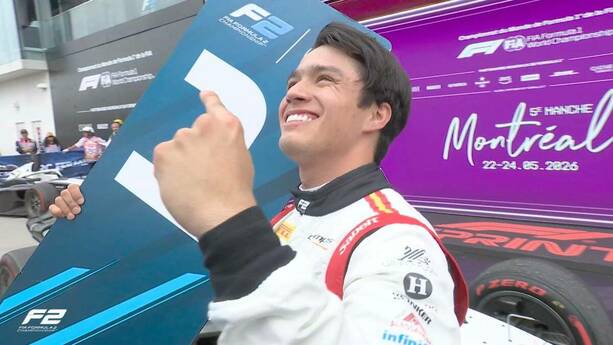El piloto mexicano es el primero en conseguir un triunfo desde 2013 / X: Formula 2