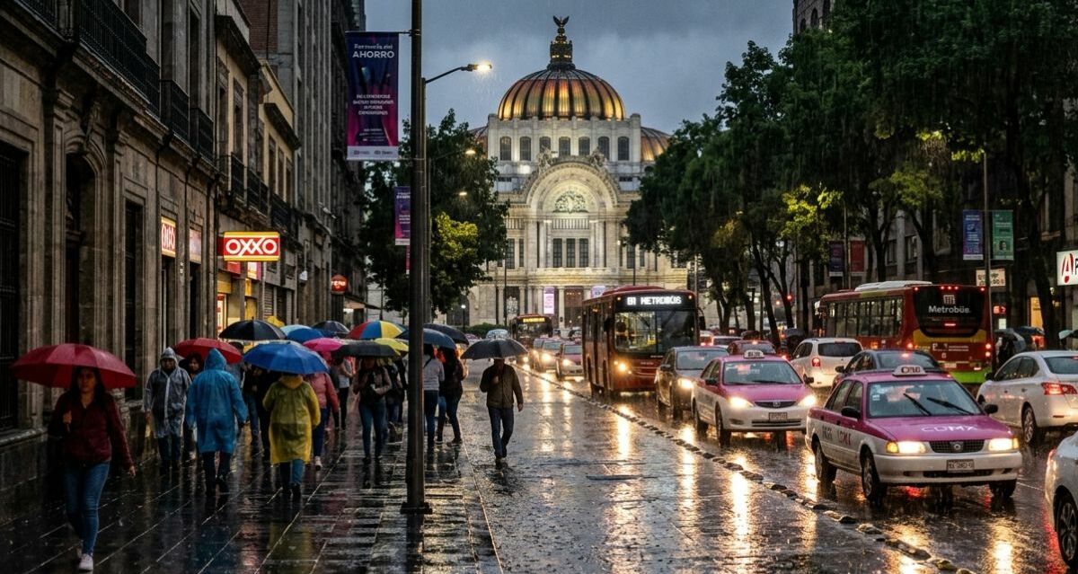 Pronostican lluvias torrenciales y granizo en varios estados; CDMX concentra la alerta | Foto: Gemini AI