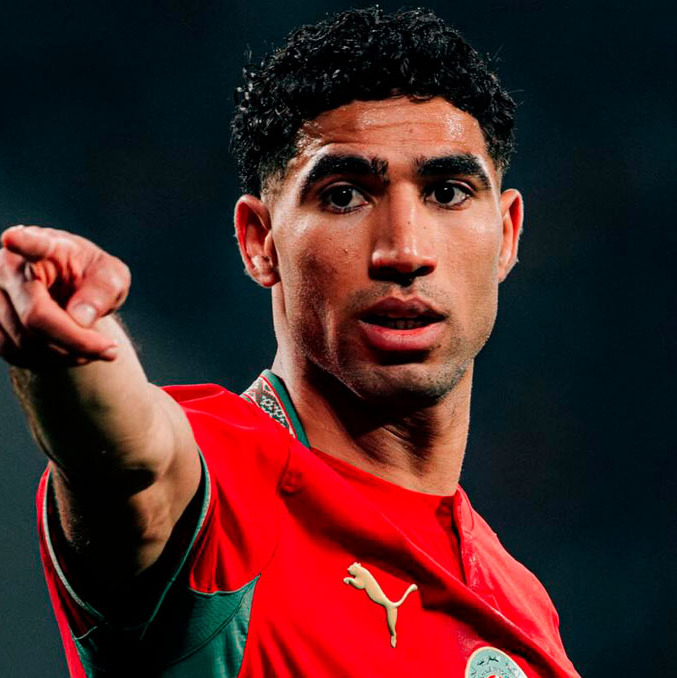Hakimi busca impulsar a Marruecos al protagonismo. (Foto: Instagram achrafhakimi)