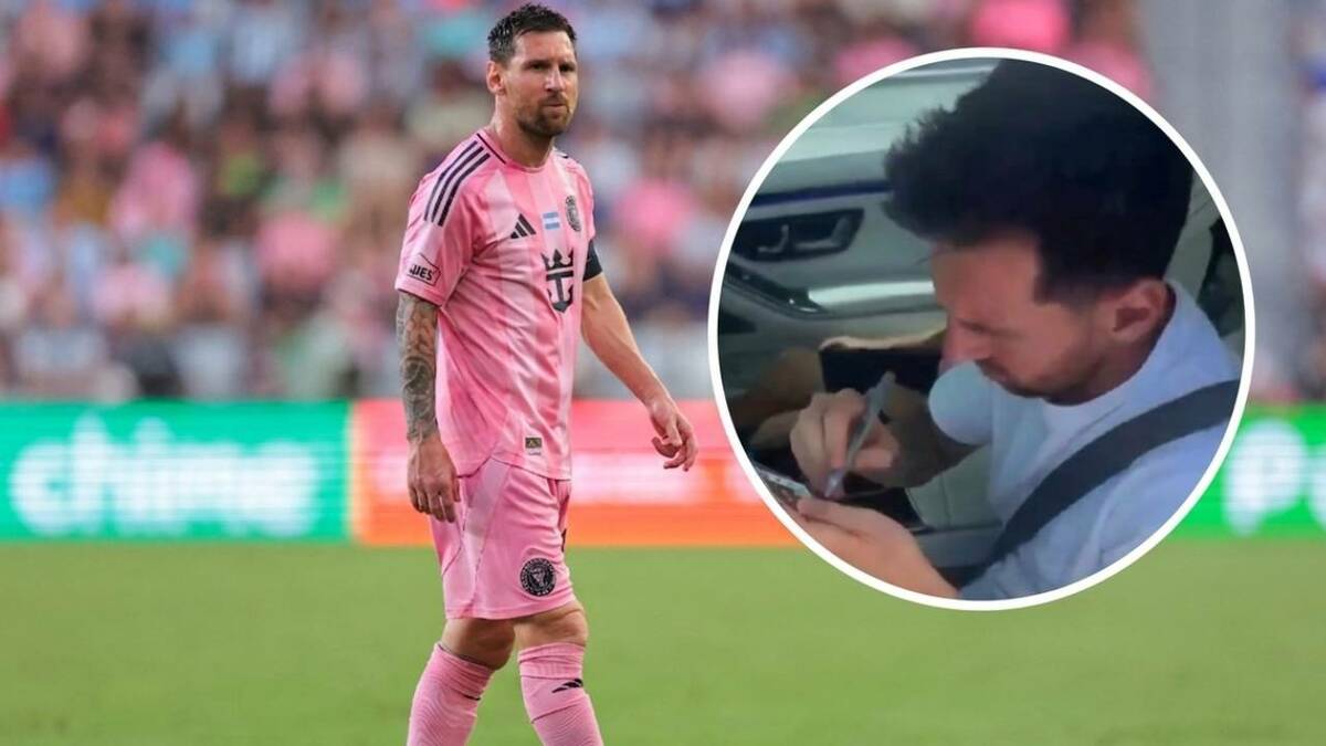 Messi volvió a ser amable con sus fans (Reuters)
