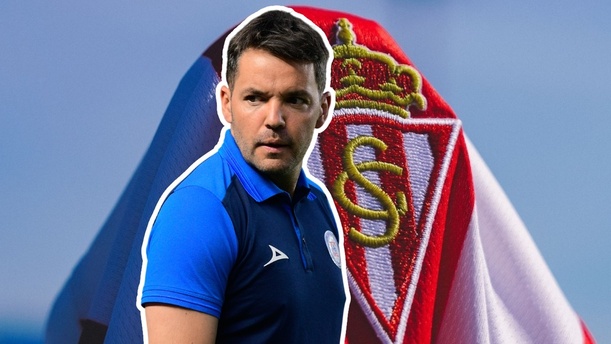 Nicolás Larcamón sería el nuevo DT del Sporting de Gijón (Imago7 | @realsportingdegijon)