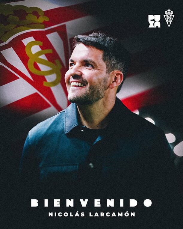 Nicolás Larcamón tendrá su primera experiencia en Europa / X: RealSporting