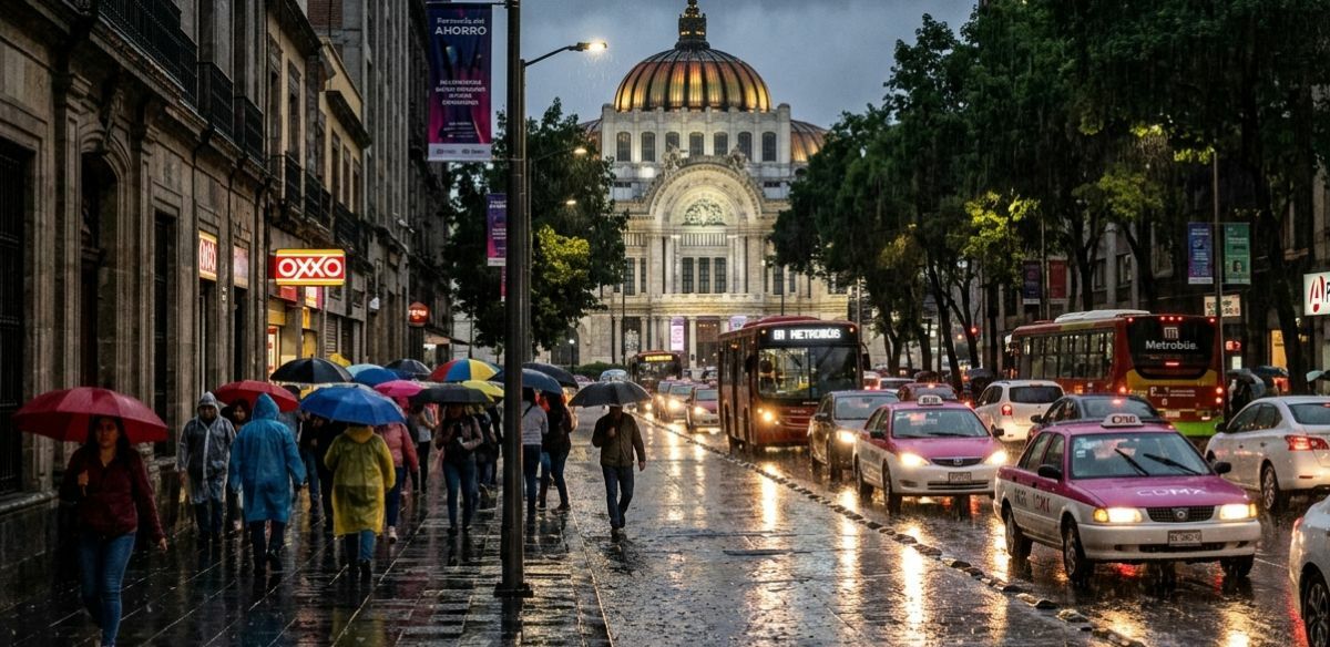 Pronostican lluvias torrenciales y granizo en varios estados; CDMX concentra la alerta | Foto: Gemini AI