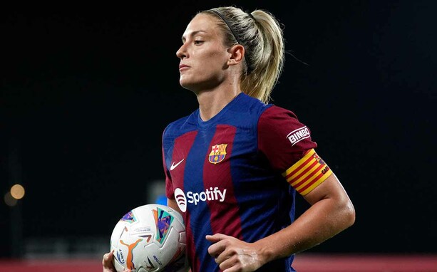 Alexia Putellas firmó su gol 182 con el Barcelona Femenil (Reuters)