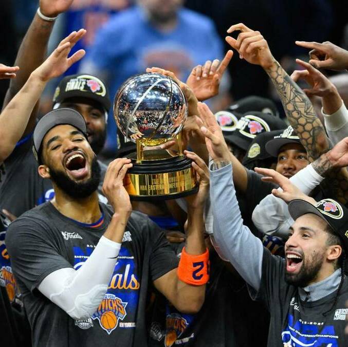 Los Knicks se coronaron en la Conferencia Este de la NBA (Reuters)