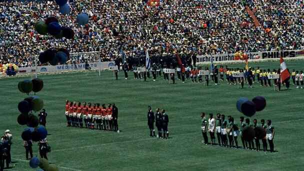 México vs Unión Soviética Mundial de 1970 Partido de Inauguración Estadio Azteca (FOTO: X @miselecciónmx)