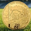 Mundial 2026: moneda exclusiva de oro inspirada en Monterrey. Foto: ChatGPT